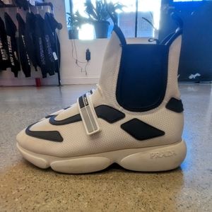 Prada Men's Sneakers White and Black Size 9US
